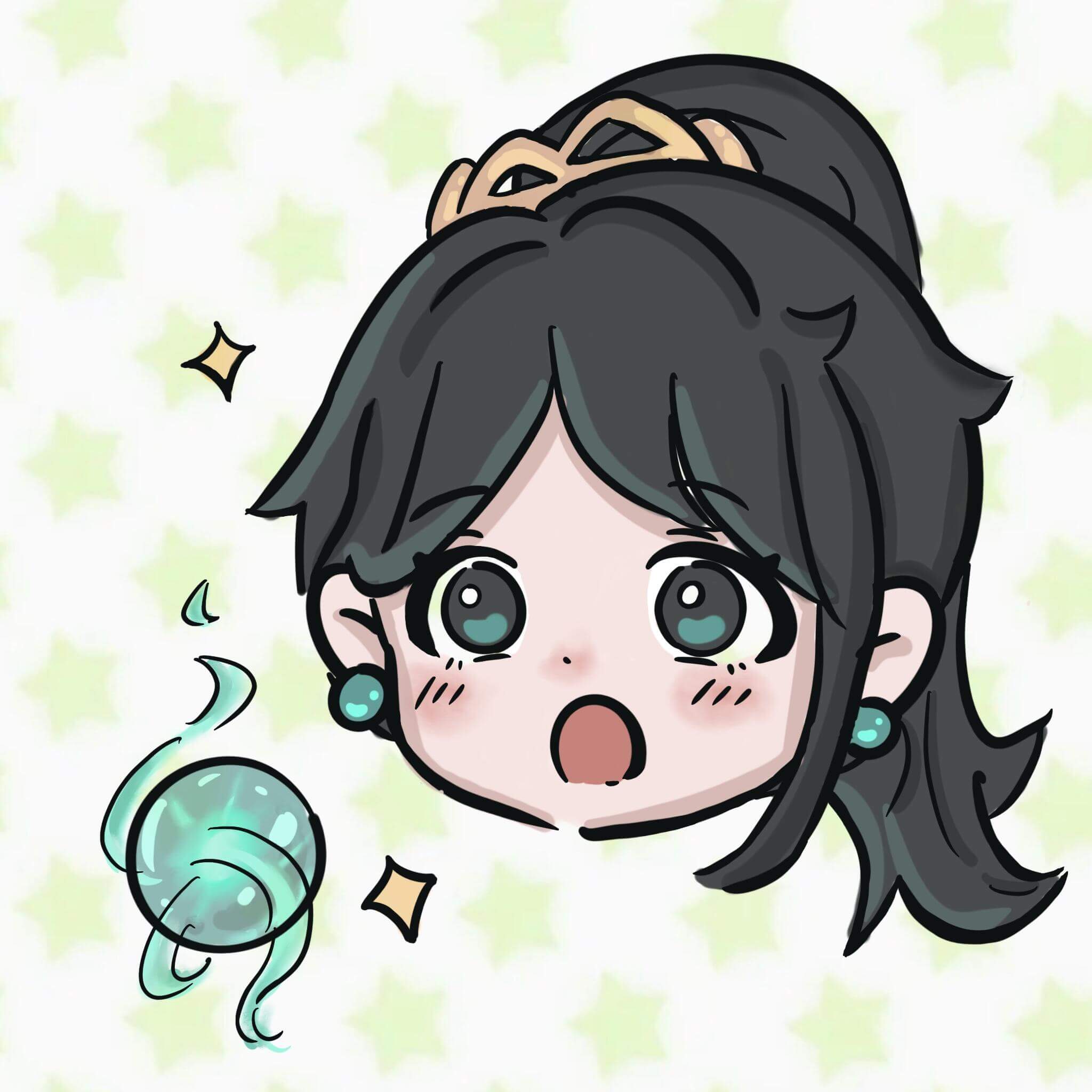 她